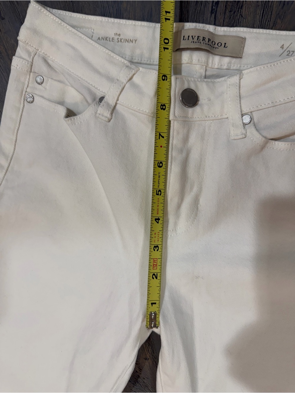Liverpool White Skinny Jeans – Size‎ 4 - Picture 9 of 9